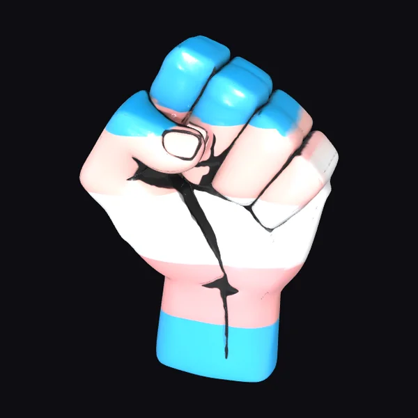 Transgender Pride Fist