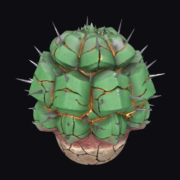 Alien Cactus Head