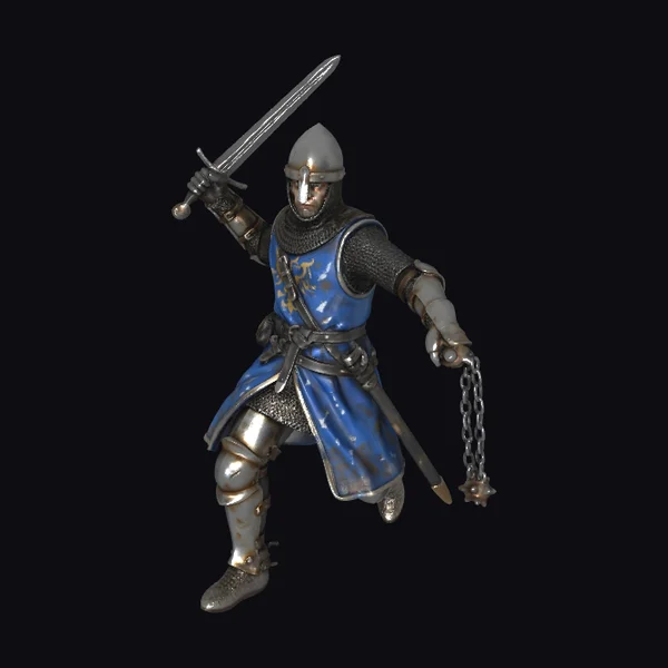 Blue Lion Knight Armor