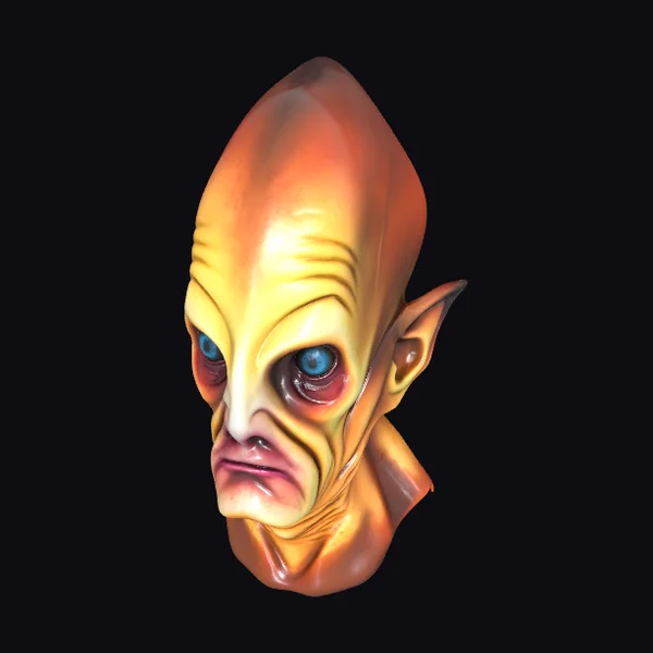 Alien Head Bust