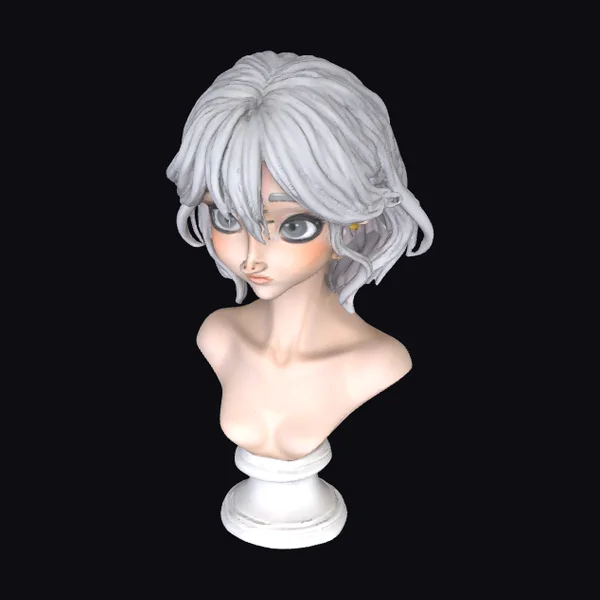 Anime Style Bust Portrait