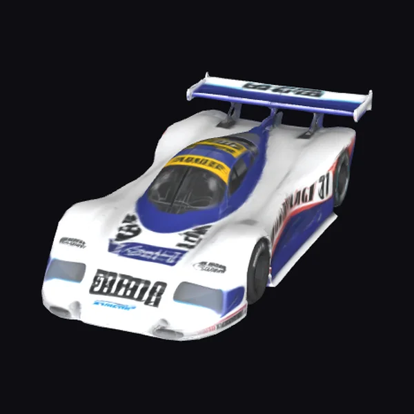 Racing Car with Spoiler