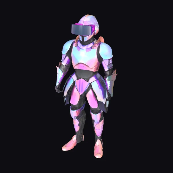 Iridescent Armor Suit