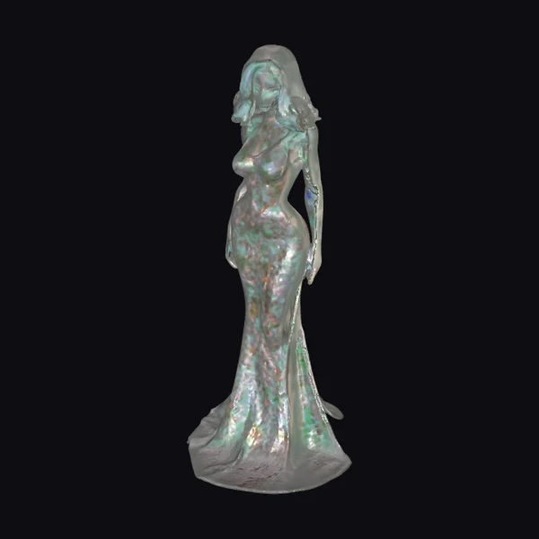 Iridescent Mermaid Statue
