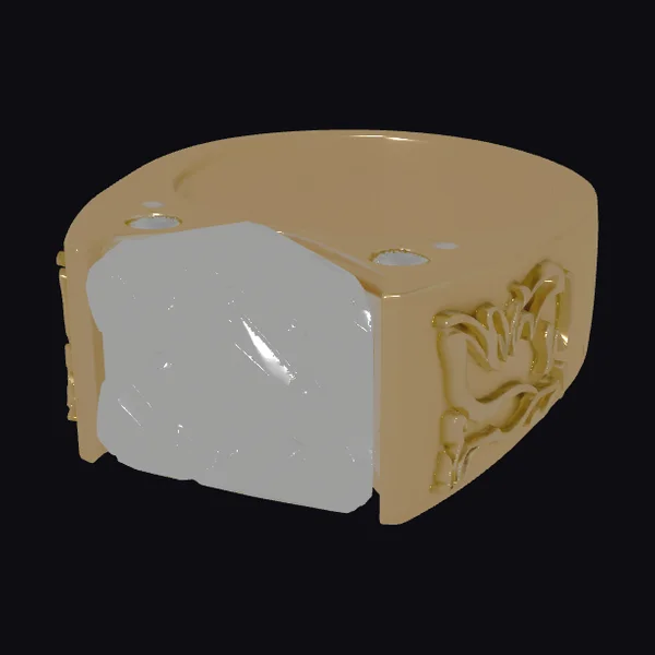 Large Gold Ring Mold