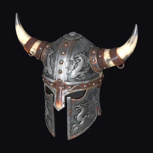 Viking Draconic Helmet
