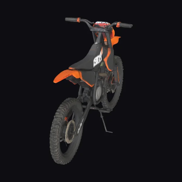 Orange Dirt Bike