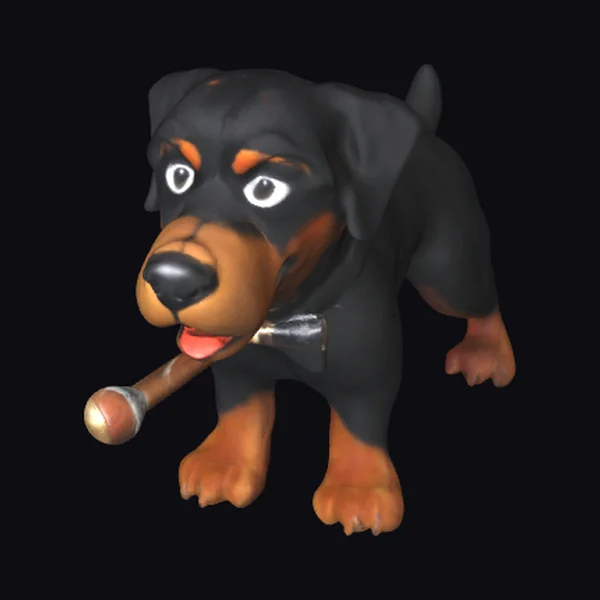 Rottweiler Comic Dog Puppet