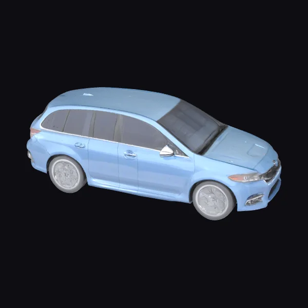 Light Blue Station Wagon