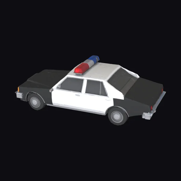 Retro Police Cruiser