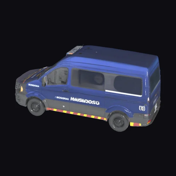 Catalonia Police Van