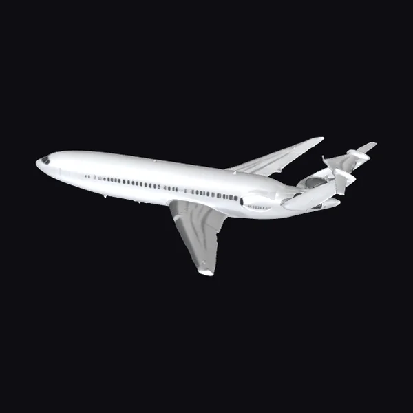 White Commercial Airliner