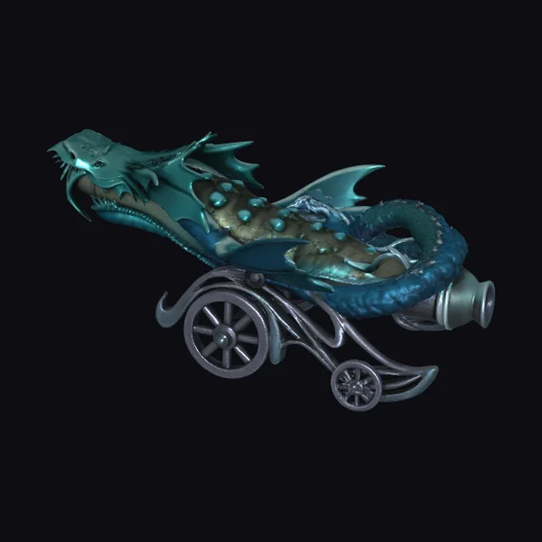 Dragon on Cannon Cart