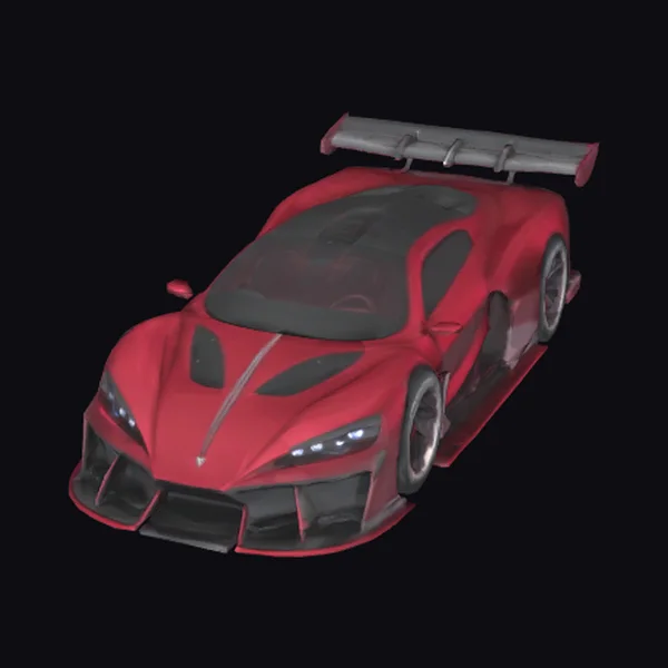 Red Racing Car