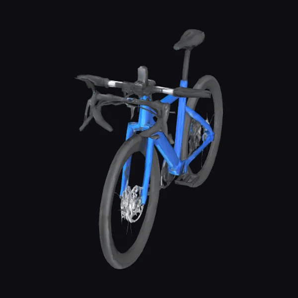 Blue Racing Bicycle