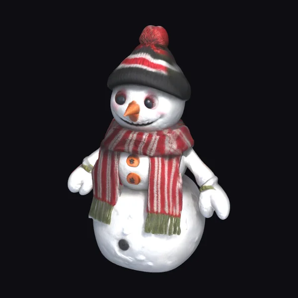 Jolly Snowman Figurine