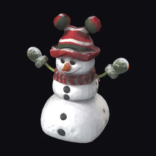 Jolly Snowman Figurine