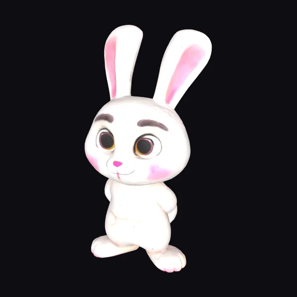 Cuddly Cartoon Bunny