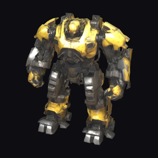 Yellow Robot Guardian
