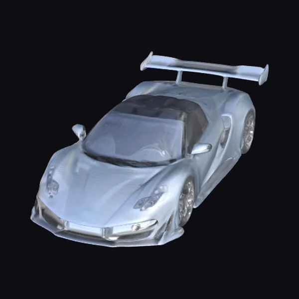 Silver Sports Car
