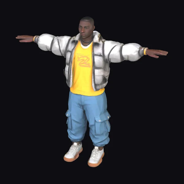 Young Man in Y2K Outfit