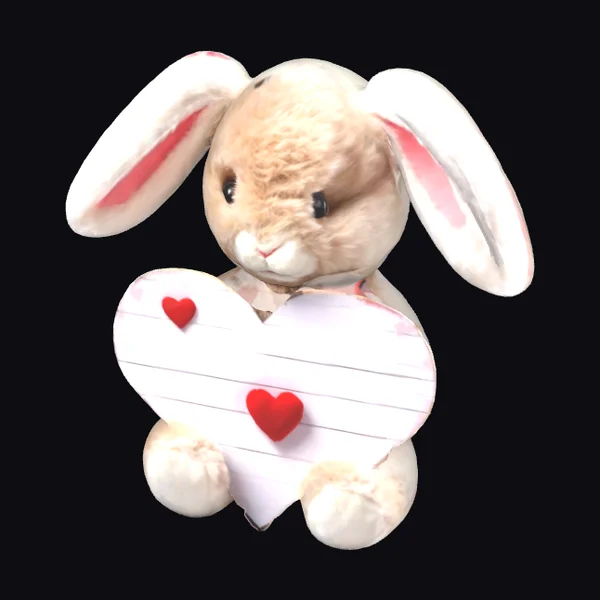 Cute Fluffy Rabbit Teddy