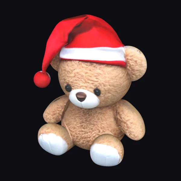 Teddy Bear Santa Hat