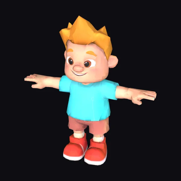 Cute Cartoon Boy