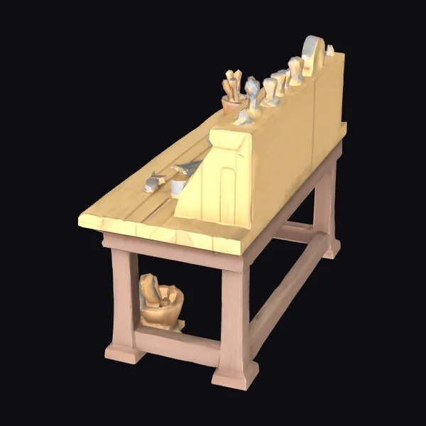 Wooden Workbench Tools