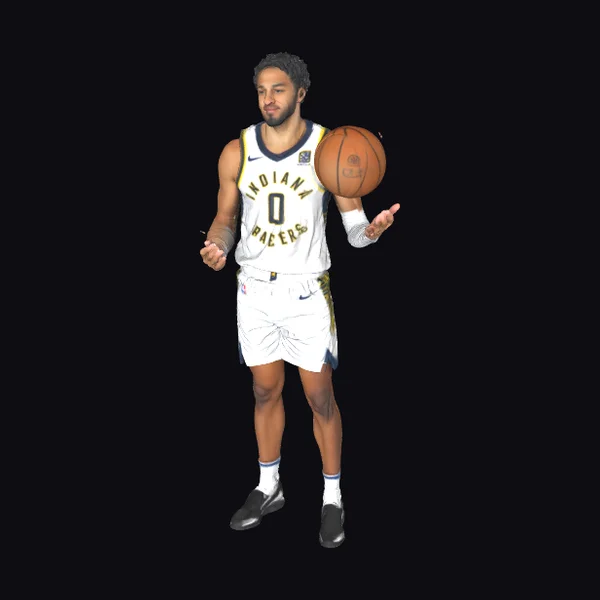 Basketball Player in Uniform