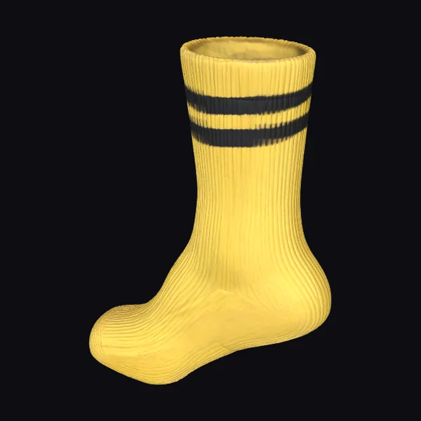 Yellow Sports Sock