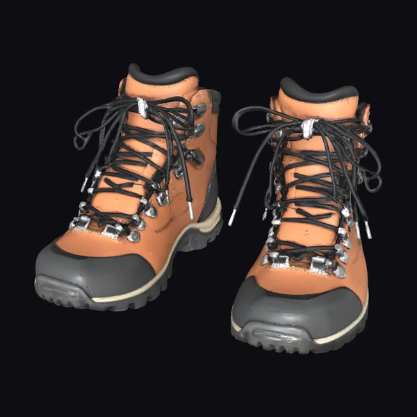 Brown Hiking Boots