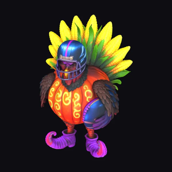 Thanksgiving Football Turkey