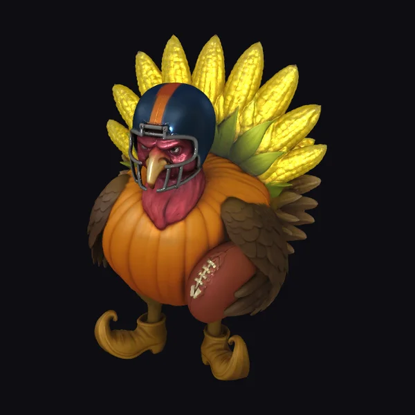 Thanksgiving Football Turkey