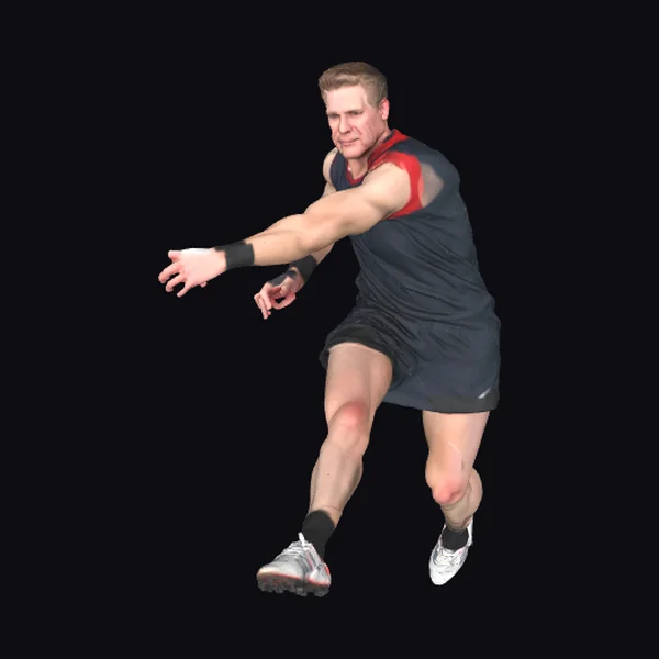 Athletic Kick Footballer