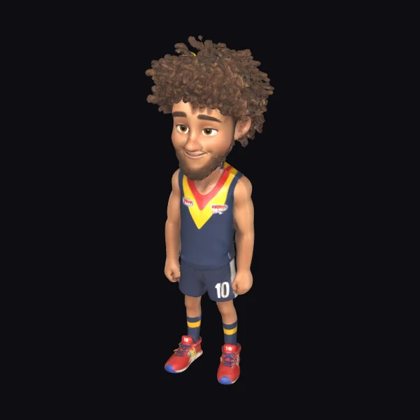 Cartoon Football Player Character