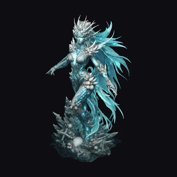 Coral Mermaid Empress