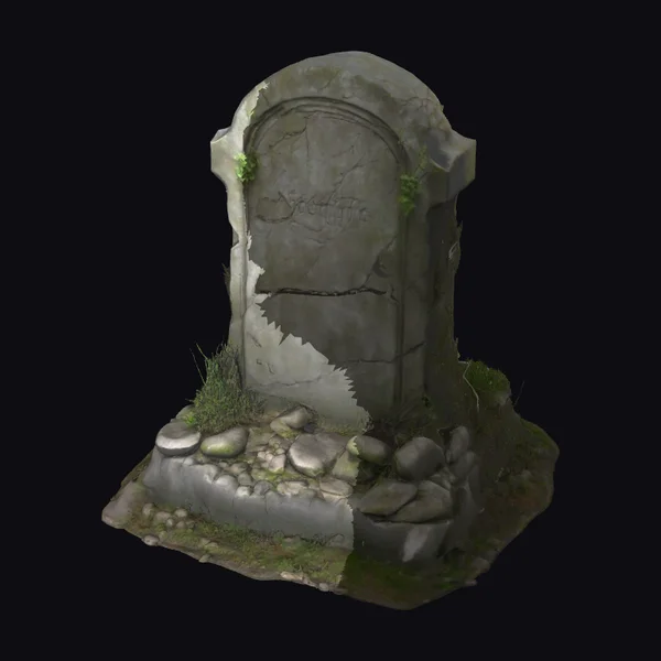 Ancient Weathered Tombstone