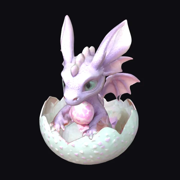 Baby Dragon Easter Egg