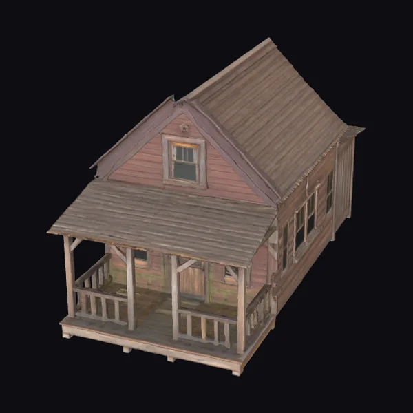Old West Wooden House