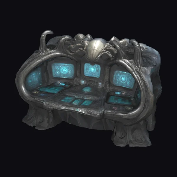 Alien Spaceship Control Console