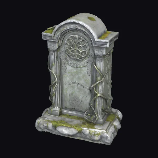 Old Gravestone Monolith