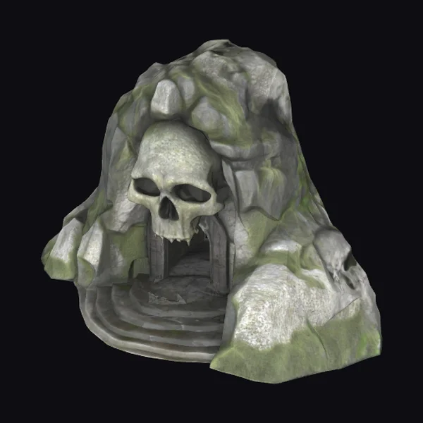 Mossy Skull Cave Entrance