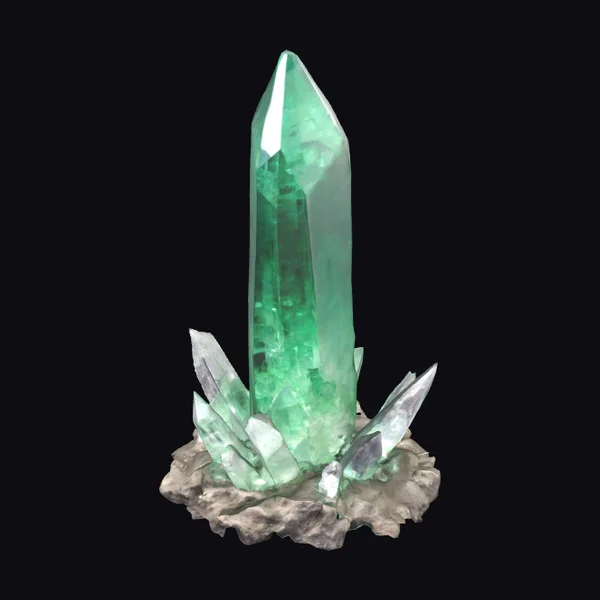 Large Green Crystal Pylon