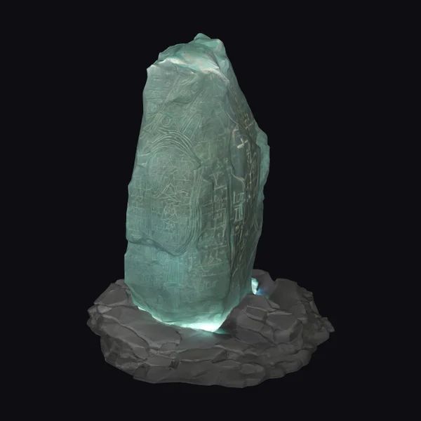 Ancient Glyph Monolith