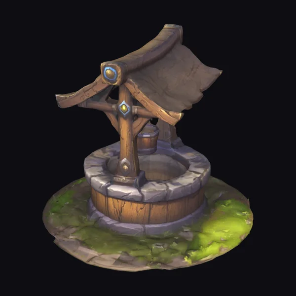 Wooden Well Structure