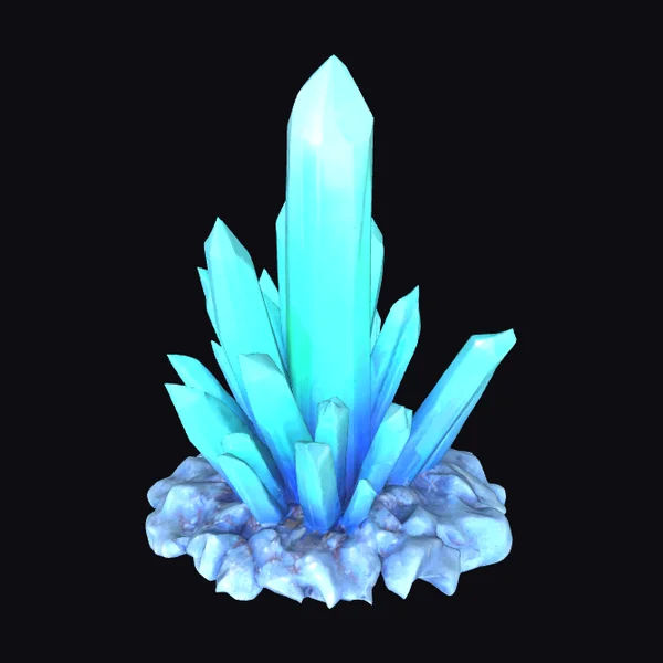 Spiky Crystal Cactus Formation