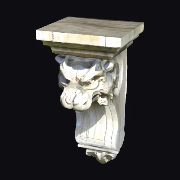 Aged Stone Dragon Corbel