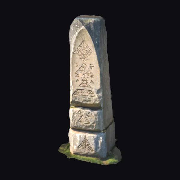 Ancient Rune Stone Monument