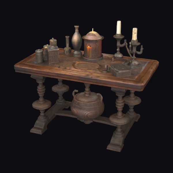 Antique Tabletop Still Life